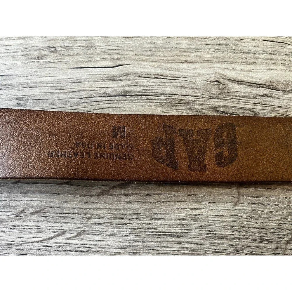 GAP Brown Leather Belt Girls Medium 22-26